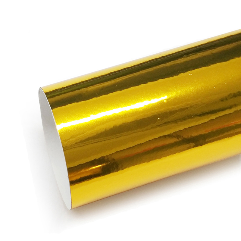 Vinilo efecto espejo 1079 oro y 1069 plata. Acabado metalizado