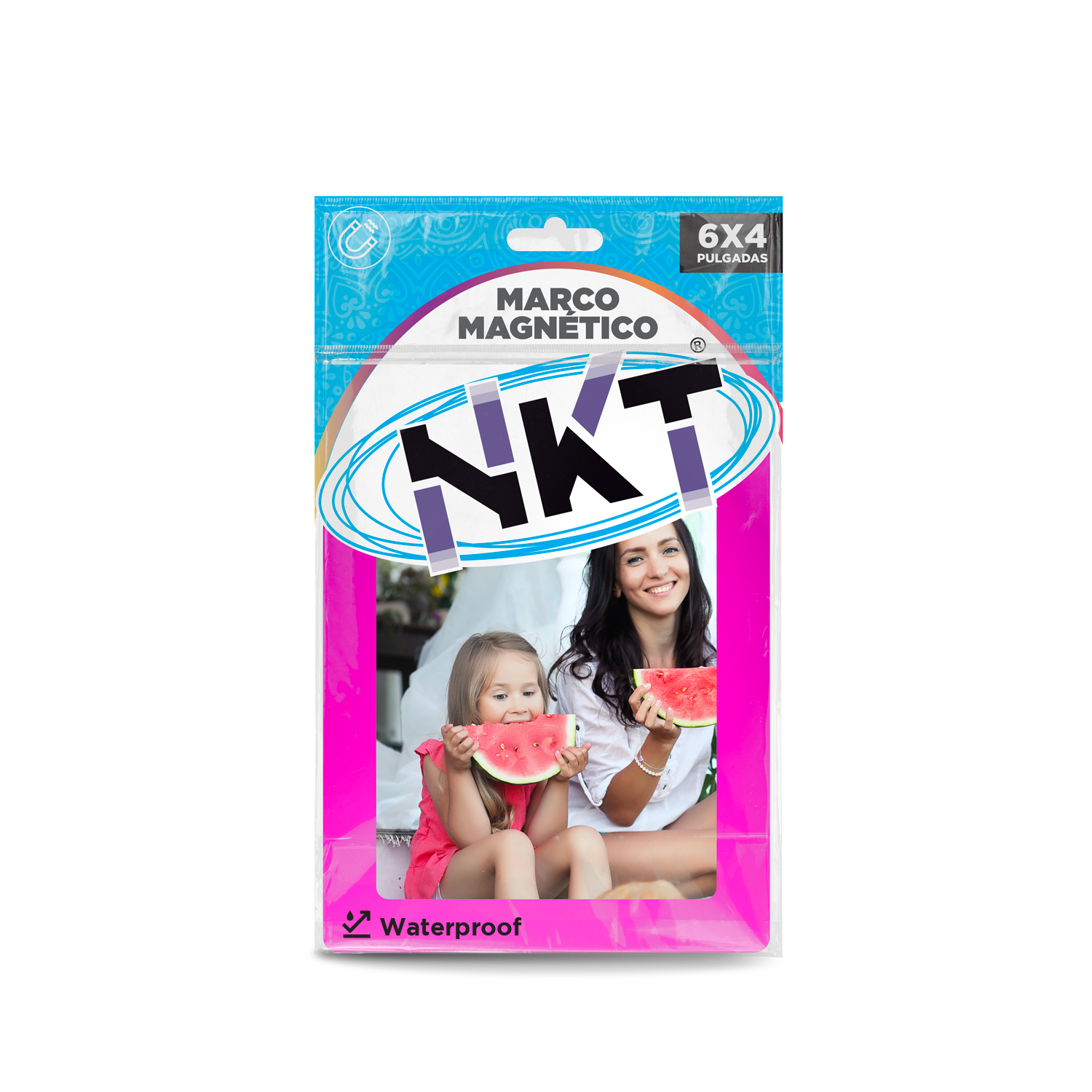 MARCO MAGNETICO ROSA