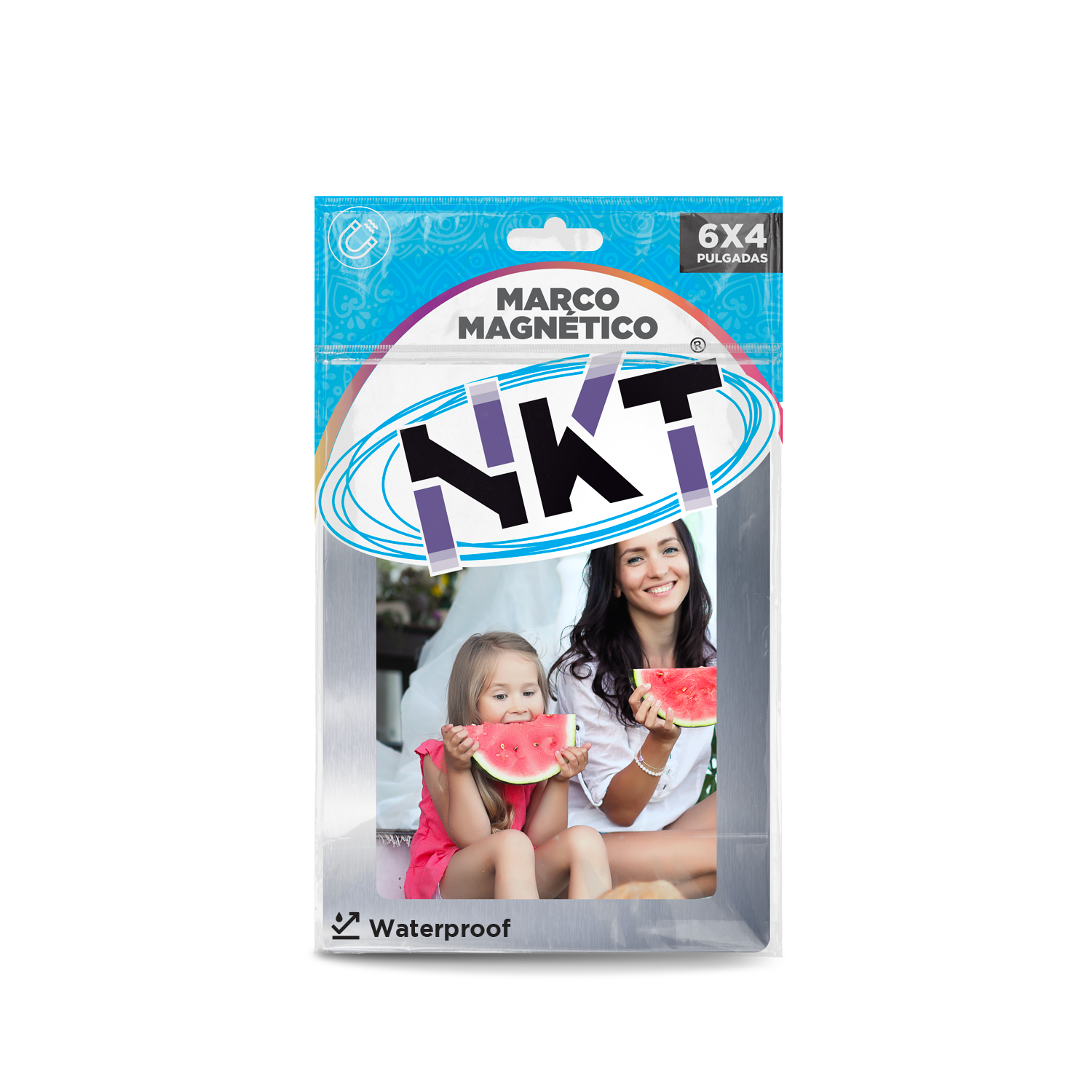 Bolsa Marcos plateado