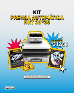 Nektech KIT PAPÁ EMPRENDEDOR PRENSA AUTOMATICA NKT 38*38 YIWU